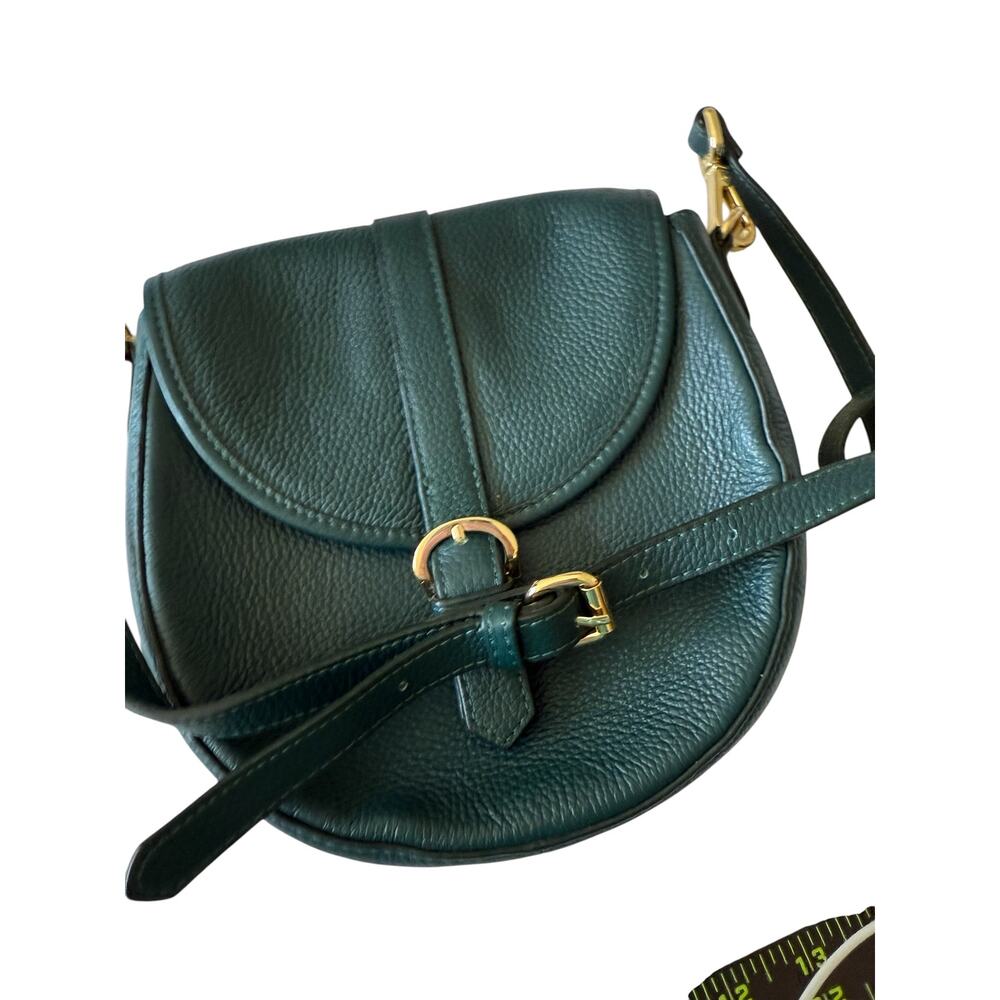 Ora Delphine Saddle bag, Billie leather bag Crossbody dark Teal